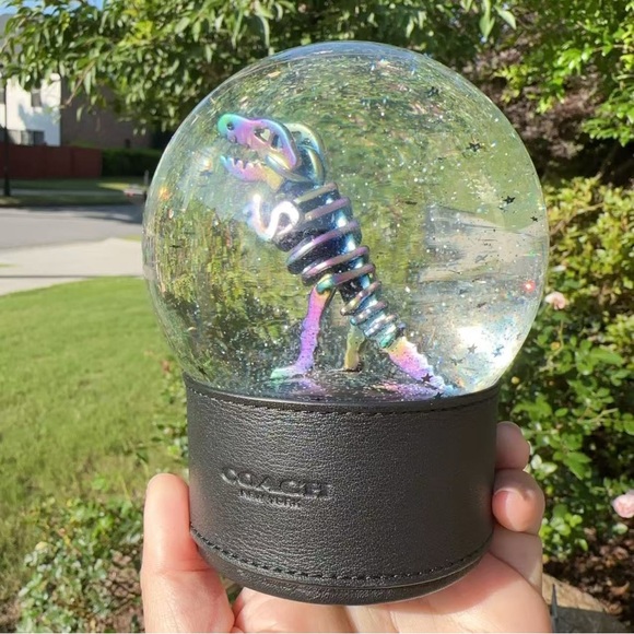 NWT Coach Rexy Snow Globe 89332G - Picture 1 of 9